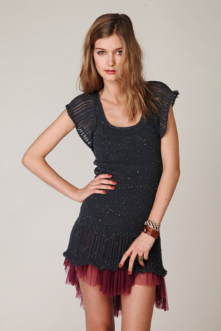 Fluttered Hems Tee