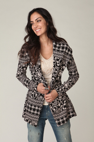 Floral Cozy Vintage Coat