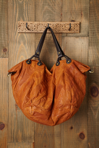 Pieced Leather Bag