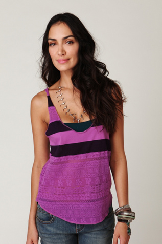 Lacey Stripes Tee
