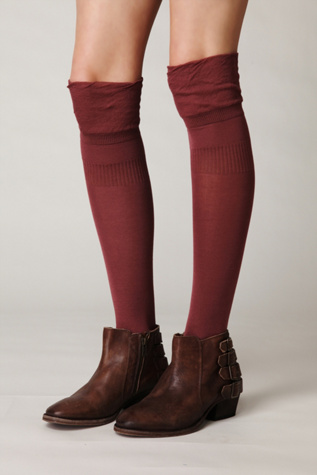 Cinched Knee Sock