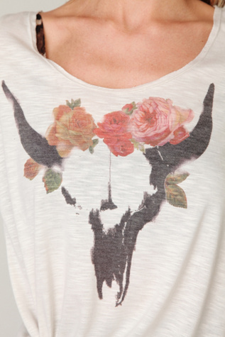 We The Free Floral Western Top