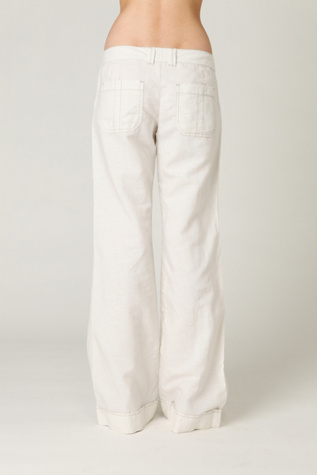 Linen Wideleg Trouser
