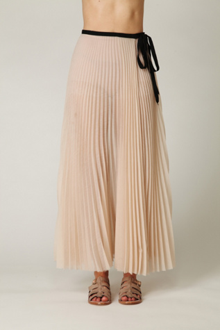 FP ONE Wrapped In Pleats Maxi Skirt