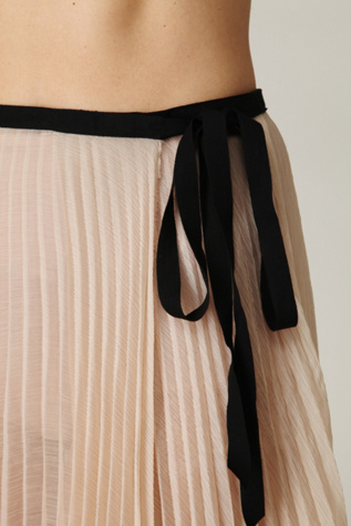 FP ONE Wrapped In Pleats Maxi Skirt