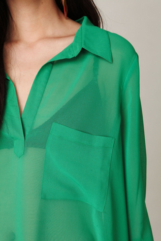 Fluid Trapeze Blouse