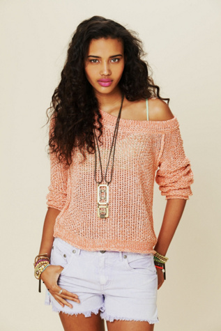 Marled Yarn Pullover