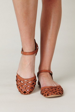 Lattice Mary Jane Sandal