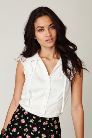 Flutter Sleeve Buttondown
