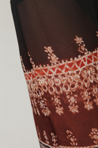 Sheer Printed Romper