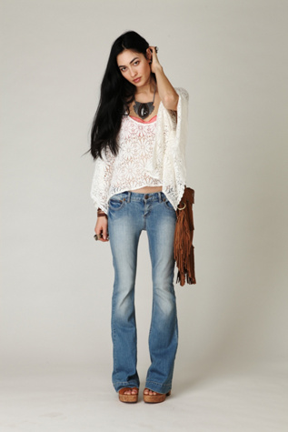 Lace Cropped Kaftan