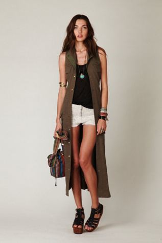 Knit Maxi Vest
