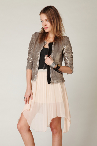Asymmetrical Pleated Skirt