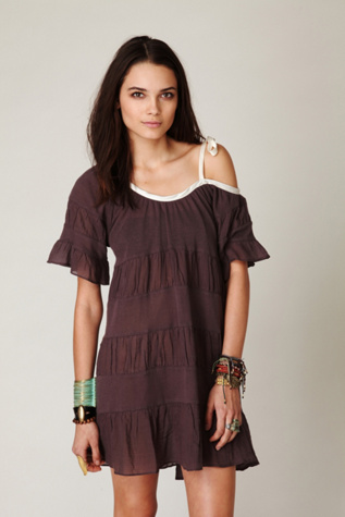 Textured Hi-Low Tunic Dress