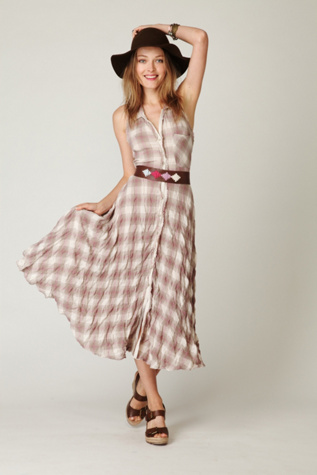 Plaid House Dress