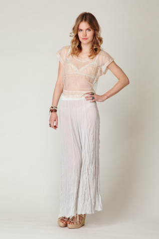 Full Maxi Chiffon Skirt