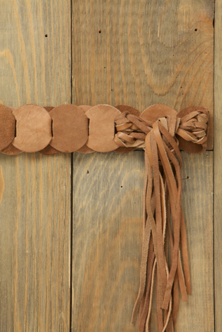Patched Tie Belt