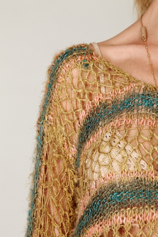 Slouchy Silk Pullover