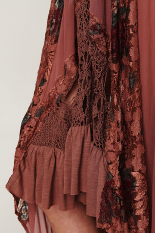 FP New Romantics Floral Godet Duster