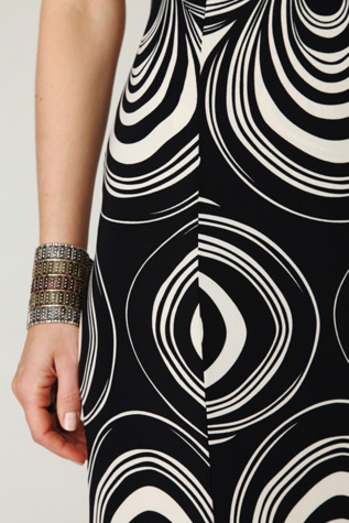 Printed Slinky Knit Dress