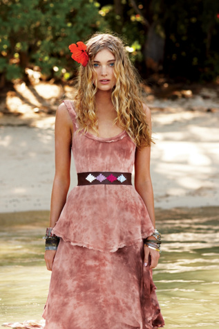 Hippie Trip Maxi Dress | Beautiful layered maxi dress with lace trim ...
