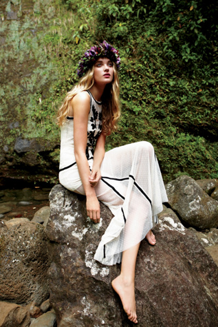 Polynesian Princess Maxi Dress