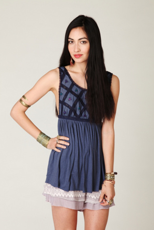FP New Romantics Lattice Babydoll Top