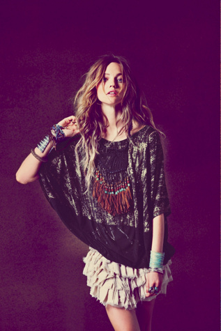 Oversized Perforated Tee