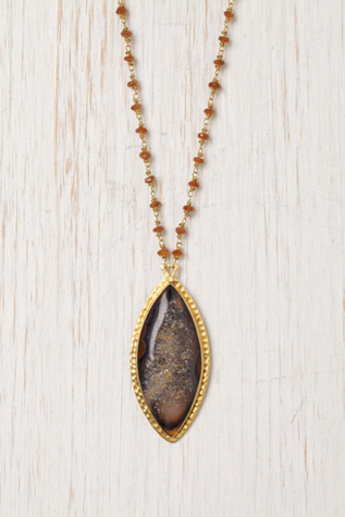 Cairo Druzy Pendant