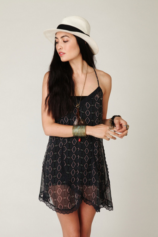 Printed Chiffon Petal Slip