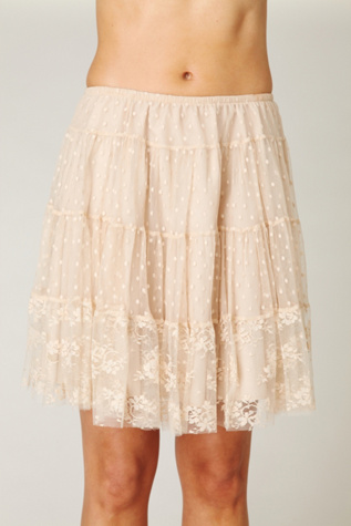 Mesh & Tiers Skirt