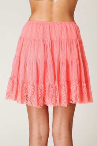 Mesh & Tiers Skirt