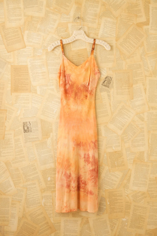 Vintage Hand Dyed 1940s Slip