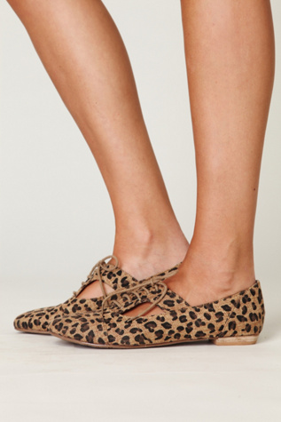  Free People - Matisse Gregory Brogue :  leopard print matisse free people gregory brogue free people