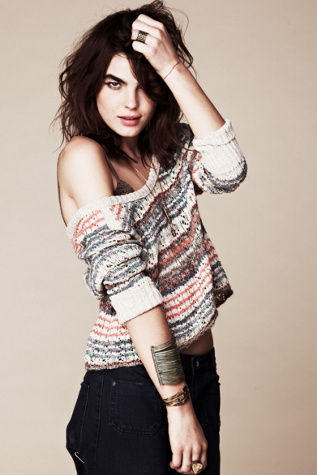 Striped Boxy Pullover