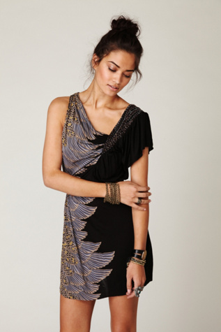 Embellished Asymmetrical Tunic