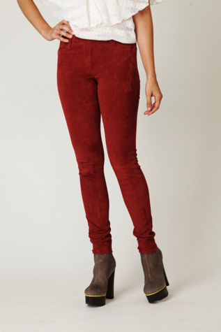 Stretch Suede Leggings