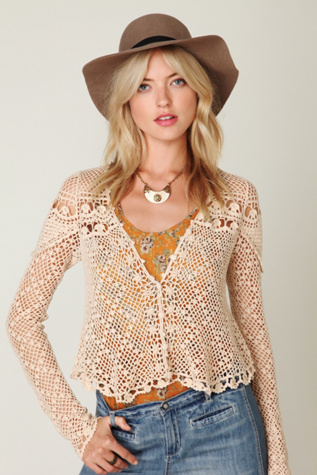 FP New Romantics Crochet Cardigan