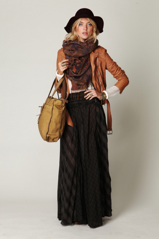 Savana Printed Maxi Skirt