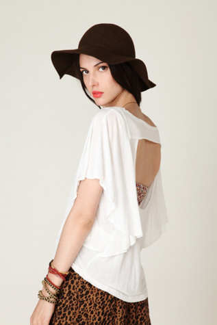 Flutter Sleeve Top