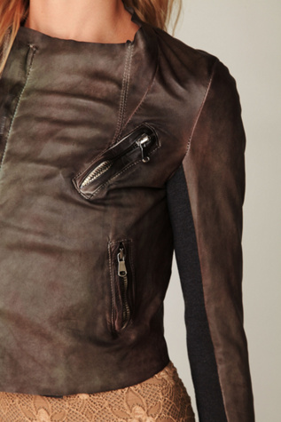 Blur Ria Leather Jacket