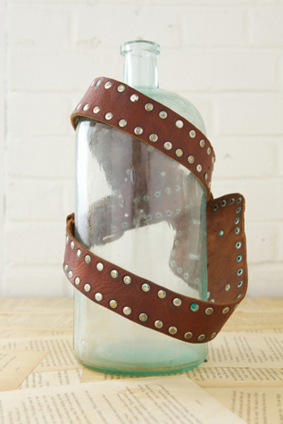 Free People Vintage Leather & Gold Belt