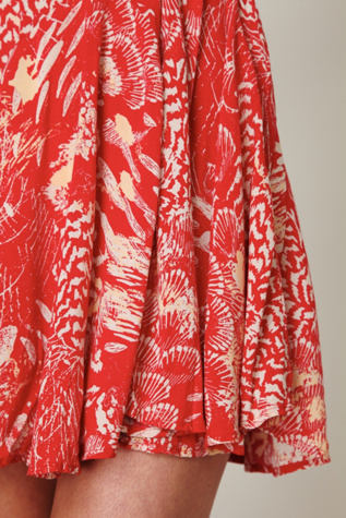 Animal Godet Tank Dress
