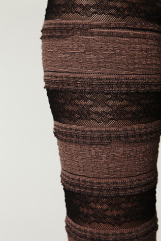 Two-Tone Ruffle Legging