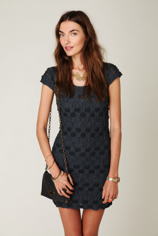Short Sleeve Bow Back Dress