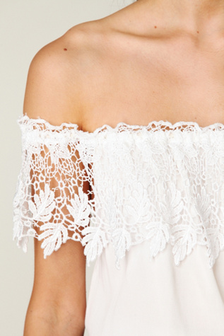 Lace Curtain Top