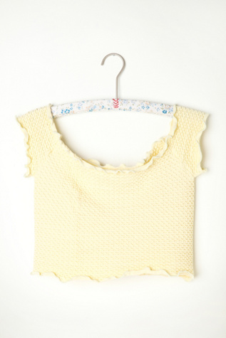 Smocked Seamless Crop Top in camis-tanks-2