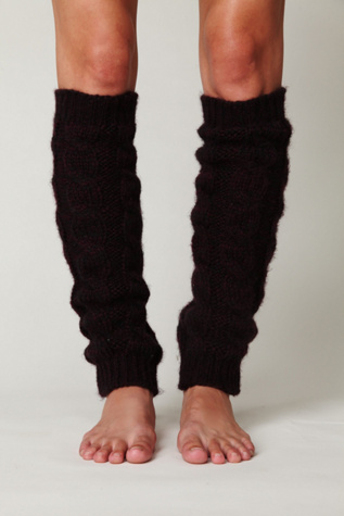 Marled Cable Legwarmer