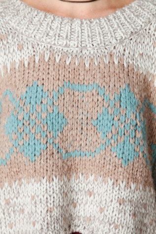 Cropped Fairisle Pullover