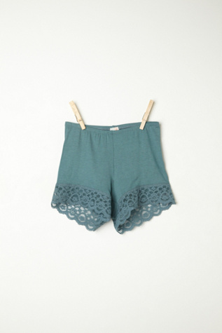 Lace Trim Bike Shorts